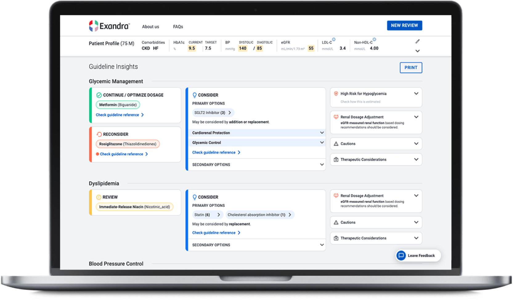 Thumbnail of EXANDRAᵀᴹ tool on a computer screen.